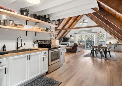 Stylish Kitchen With Open Shelves